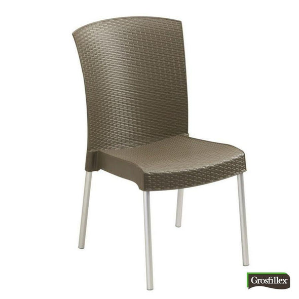 Chaise ineo empilable bronze - CoraliaGarden™