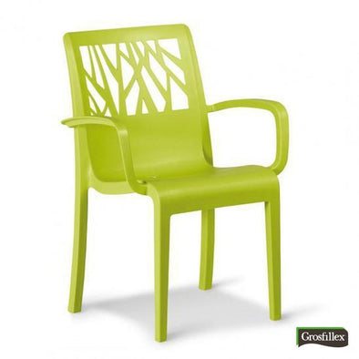 Fauteuil de jardin tulipe vert anis - CoraliaGarden™