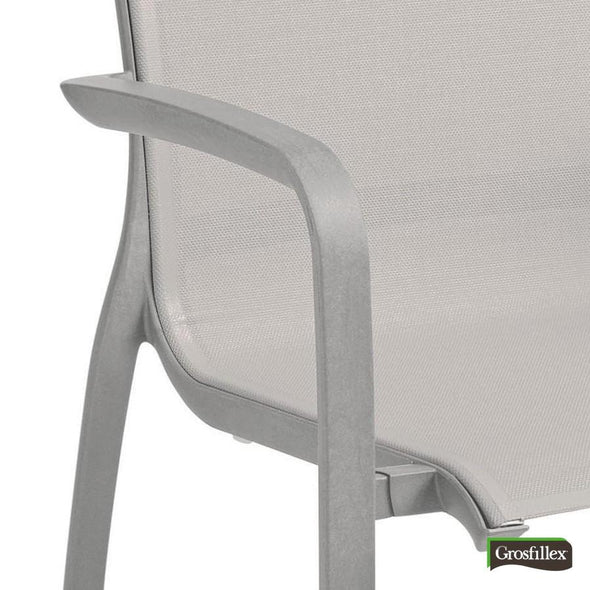 Fauteuil sunset gris platinum - CoraliaGarden™