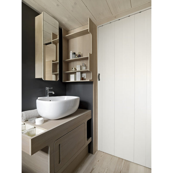 Porte accordéon Una Blanc