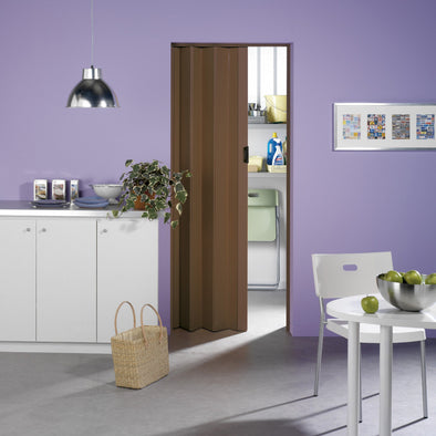 Porte accordéon Una Bois Foncé