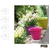 Pot de fleurs palma en pvc - CoraliaGarden™