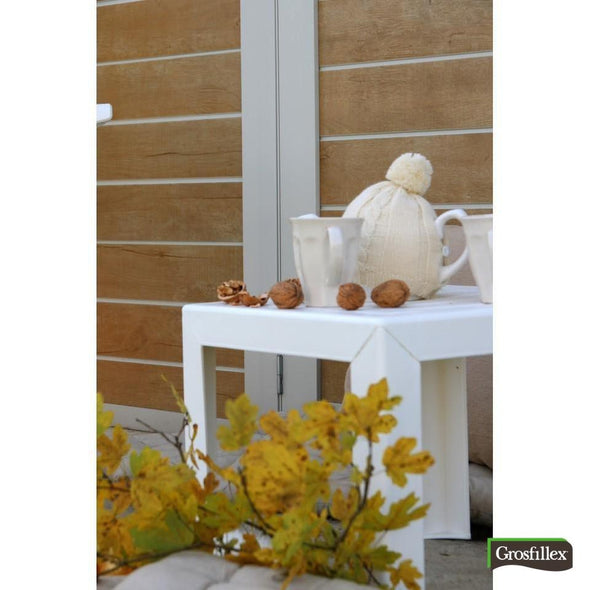 Table basse de jardin miami blanc - CoraliaGarden™